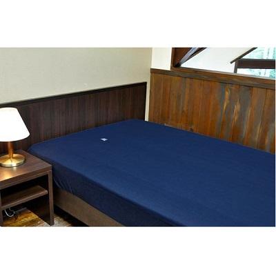 ふるさと納税 羽生市 藍染め綿シーツ 沙羅