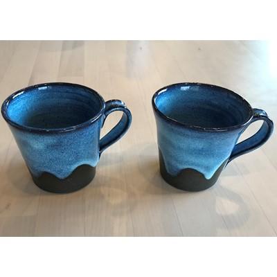 ふるさと納税 大網白里市 [陶器]月白釉コーヒーカップ ペア