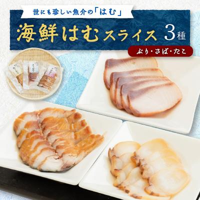 ふるさと納税 野々市市 【簡単・便利・味付け不要】海鮮はむスライス3種(ぶり・さば・たこ)詰合せ【おつまみ・おかずに!】 | 