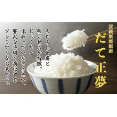 ふるさと納税 栗原市 【令和7年産】宮城栗原産 だて正夢 白米10kg (5kg×2袋)