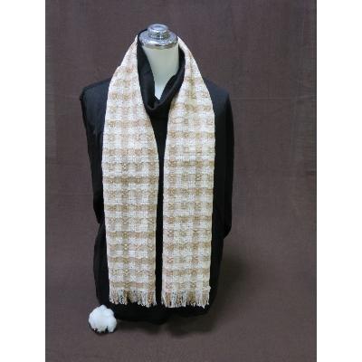 ふるさと納税 彦根市 綿畑からそのまんま 年中使えるマフラー(小) チェック