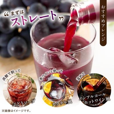 ふるさと納税 山梨県 【2026年発送】ぶどうジュース 1000ml 2本 食べる感覚【無添加・無糖】100%ストレート |  | 03