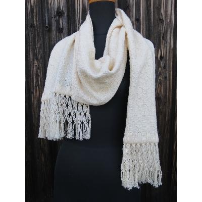 ふるさと納税 彦根市 綿畑からそのまんま ワンランク上のドレスアップストール(小)白色