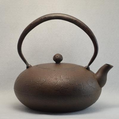 ふるさと納税 滝沢市 紫陽花紋布団形鉄瓶