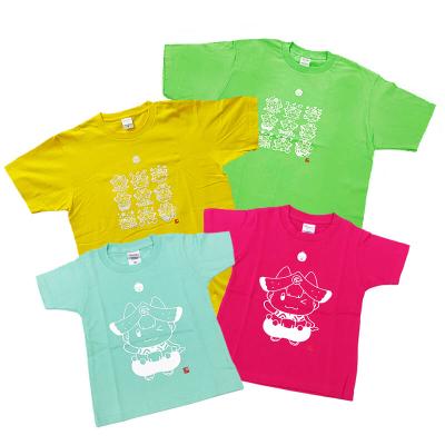 ふるさと納税 滝沢市 ゆるキャラ ちゃぐぽんTシャツ カラフルな4色(4枚)ファミリーセット