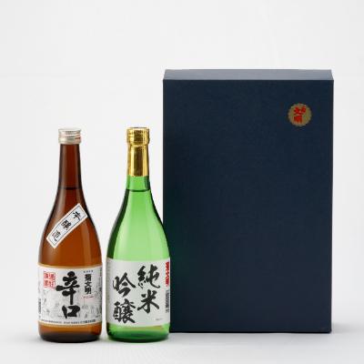 ふるさと納税 庄原市 菊文明 純米吟醸・本醸造辛口セット