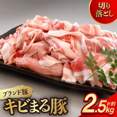 ふるさと納税 八重瀬町 [ブランド豚・キビまる豚]切り落とし 約2.5kg