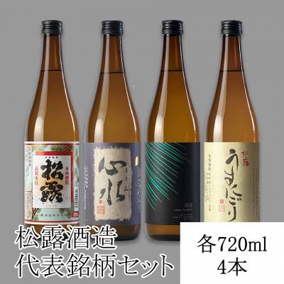 ふるさと納税 串間市 [本格芋焼酎]人気の銘柄集めました!松露酒造代表銘柄 720ml 4本セット