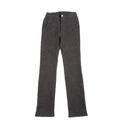 ふるさと納税 府中市 ジャガード織り花柄ウエストゴムパンツ(LLサイズ・グレー)