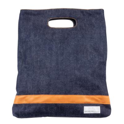 ふるさと納税 府中市 デニムクラッチバッグ