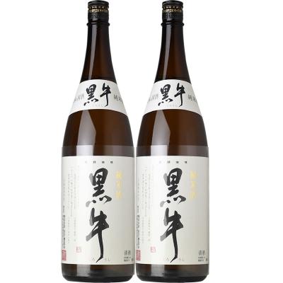 ふるさと納税 上富田町 純米酒 黒牛(くろうし)1800ml/2本セット/紀州和歌山の純米酒 名手酒造(E010)