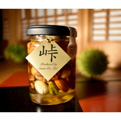 ふるさと納税 すさみ町 ナッツの蜂蜜漬[峠プレミアム 萌(MOE)]〜熊野古道 峠の蜂蜜×ナッツ