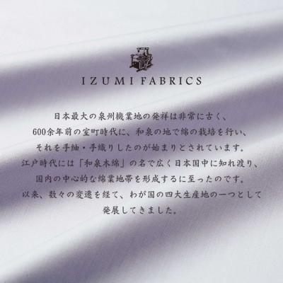 ふるさと納税 和泉市 【サイズXS(男女兼用)】パジャマ　抗菌防臭やわらか超長綿使用　色シルバースカイの画像