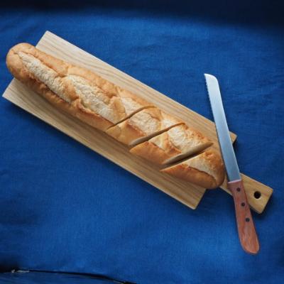 ふるさと納税 東峰村 手仕事工房「東峰木人」作-楢のカッティングボードL(ナラ)長さ50cm×幅15cmの画像