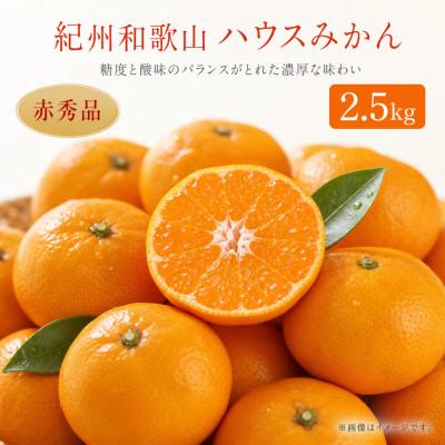 ふるさと納税 日高町 赤秀品 紀州和歌山ハウスみかん2.5kg[日高町]