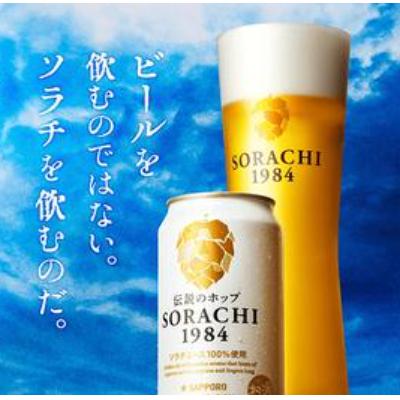 ふるさと納税 上富良野町 世界よ　これが日本のホップだ!　サッポロ　ソラチ1984　2箱(350ml×12缶を2箱　計24缶) | 