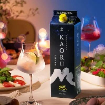 ふるさと納税 多良木町 本格米焼酎「白岳KAORU25度 1800ml」6本セット