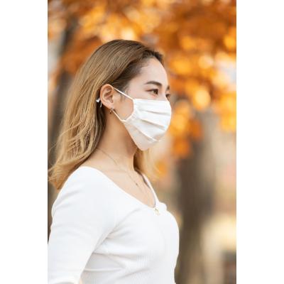 ふるさと納税 川俣町 シルクプリーツマスク