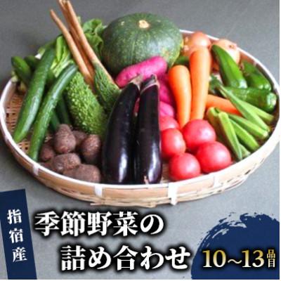 ふるさと納税 指宿市 指宿産季節野菜の詰め合わせ10〜13品目/A-166