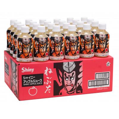 ふるさと納税 黒石市 シャイニーアップルジュース　ねぶた280ml×24本 |  | 01