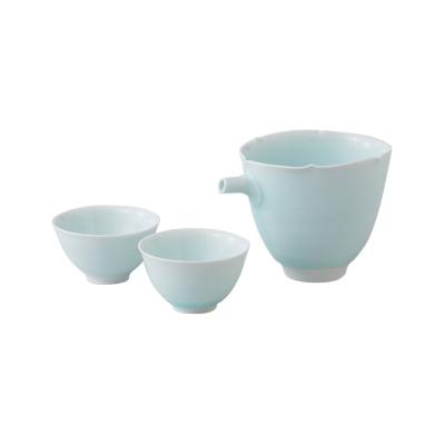 青磁酒器 ふるさと納税 長崎県 【波佐見焼】青磁 酒器セット(光春窯)【西海陶器