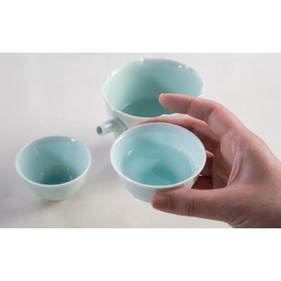 ふるさと納税 長崎県 【波佐見焼】青磁 酒器セット(光春窯)【西海陶器