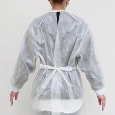 ふるさと納税 鮫川村 国内生産医療用アイソレーションガウン(ラミネート加工品)5着_1