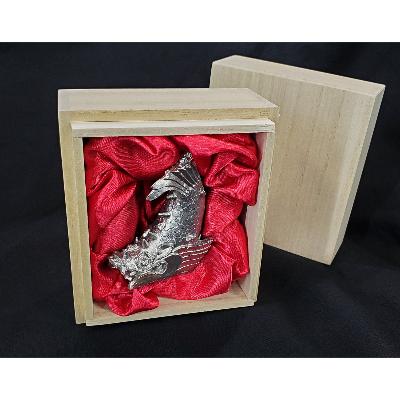 ふるさと納税 福山市 伝伏見櫓鯱(シャチホコ) 1/10スケール