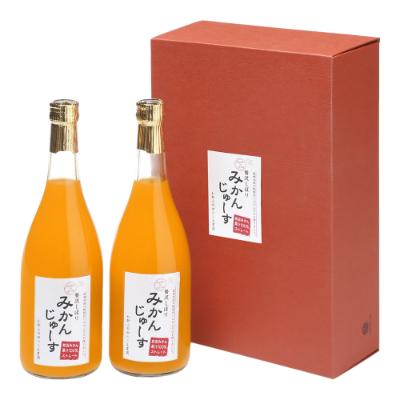 ふるさと納税 有田川町 有田みかんジュース 果汁100% 無添加ストレート(720ml×2本セット)[有田川町]