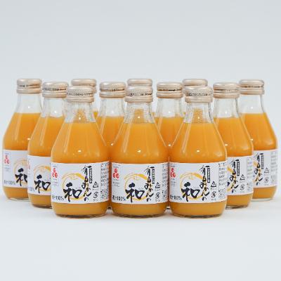 ふるさと納税 有田川町 有田みかんの和180ml×12本(有田川町)