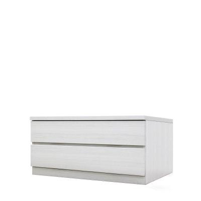 ふるさと納税 大川市 幅80-2段(奥行55cm)ホワイト色 クローゼット