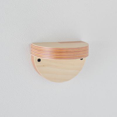 ふるさと納税 芦別市 PLYWOOD laboratory Paper-Wood 壁付け棚「cap」(S)