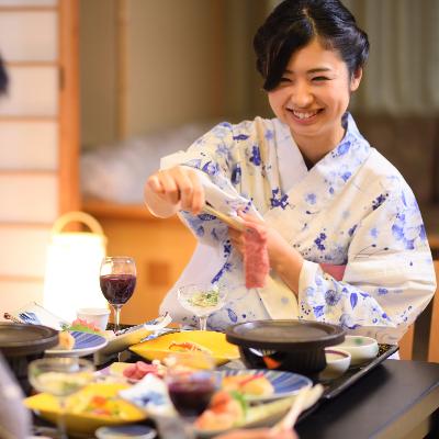 ふるさと納税 花巻市 結びの宿 愛隣館ペア宿泊券(1泊2食付・お部屋食基本プラン)