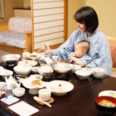 ふるさと納税 花巻市 結びの宿 愛隣館 ペア宿泊券(1泊2食付・赤ちゃん大満足プラン)