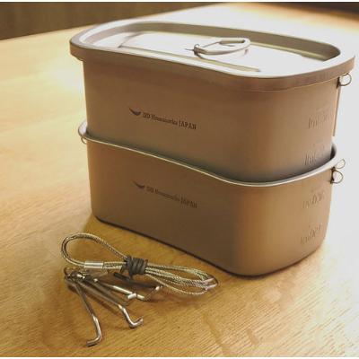 ふるさと納税 城陽市 DDHammocksJAPAN CANTEEN クッカーセット チタン製 アウトドア・海釣りに
