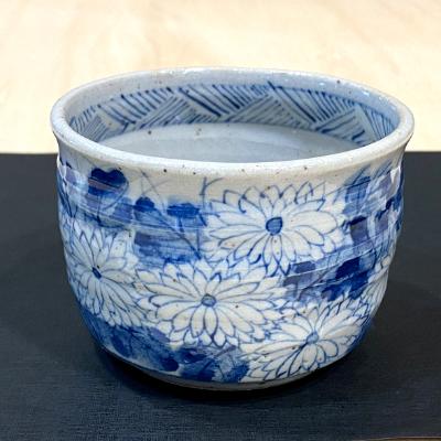 ふるさと納税 瀬戸市 赤土呉須菊絵猪口 5045-1