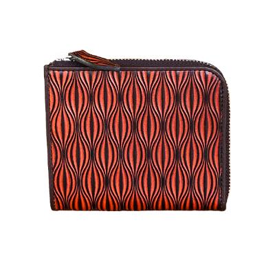 ふるさと納税 新庄市 LUEGO URIBOU Neu ウリボウノイ L字ウォレット / オレンジ