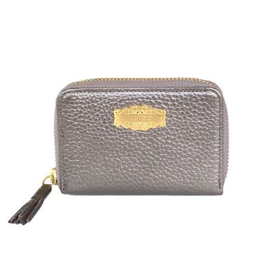 ふるさと納税 新庄市 LUEGO シュリンクメタ ラウンドコインケース / ブロンズ