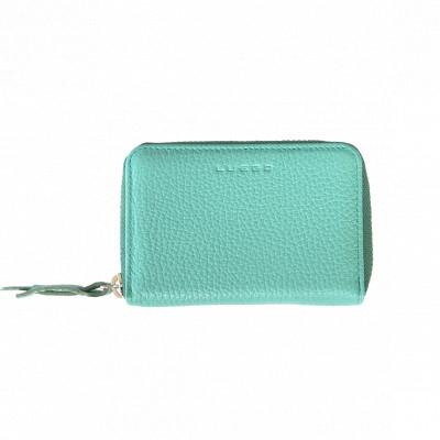 ふるさと納税 新庄市 LUEGO Carino カリーノ ジャバラカードケース/グリーン