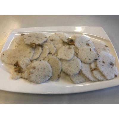 ふるさと納税 防府市 アジの骨せんべい 4個セット