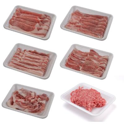 ふるさと納税 登米市 放牧とお米で育った希少な豚肉 田んぼ豚食べ比べセット 約200g×6品