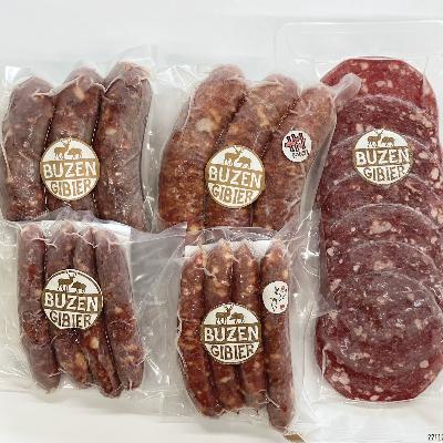 ふるさと納税 豊前市 工場直送・鮮度良[熟成ジビエ肉]加工品セット