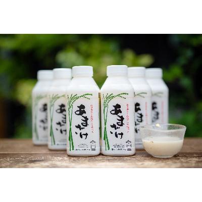 ふるさと納税 安来市 大正屋醤油店 甘酒ストレート500g×6本セット