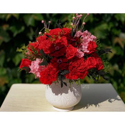 ふるさと納税 芦別市 プリザーブドフラワーCalm・red