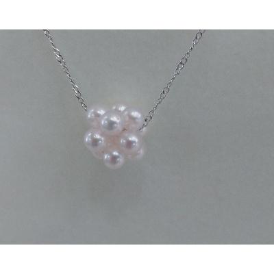 ふるさと納税 鳥羽市 伊勢志摩あこや本真珠ネックレスベビーパール(12珠ボール)40-10