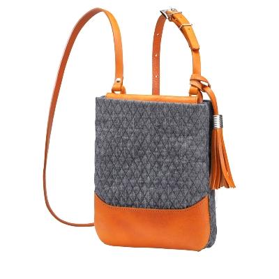 ふるさと納税 豊岡市 豊岡鞄 anti-mode style QUILT Pochette(キャメル)