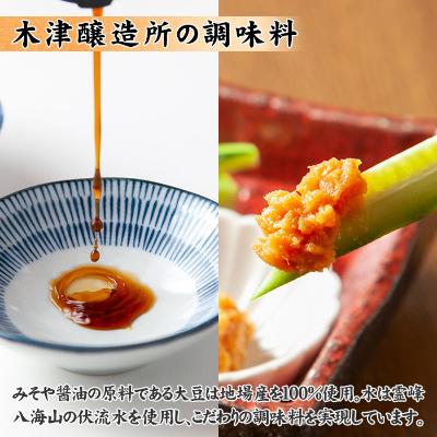 ふるさと納税 南魚沼市 新潟県 南魚沼産 こだわり厳選 味噌 & 醤油 みりん お試し 木津醸造所 調味料 セット |  | 01