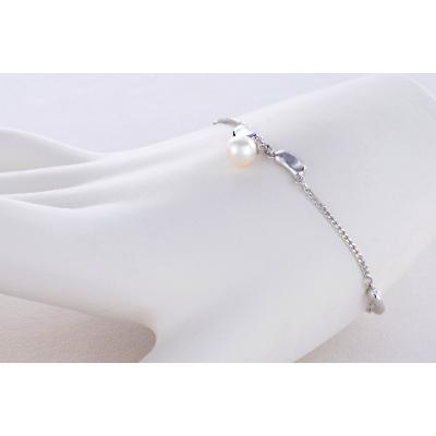 ふるさと納税 鳥羽市 アコヤ真珠ブレスレット(ビーンズ) 25-08