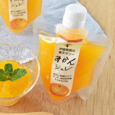 ふるさと納税 有田市 伊藤農園のピュアフルーツ寒天ジュレ (飲むゼリー) 温州みかん12本セット