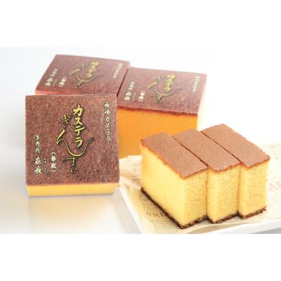 ふるさと納税 諫早市 長崎カステラ3枚入6箱セット(定番、抹茶、コーヒー、檸檬)